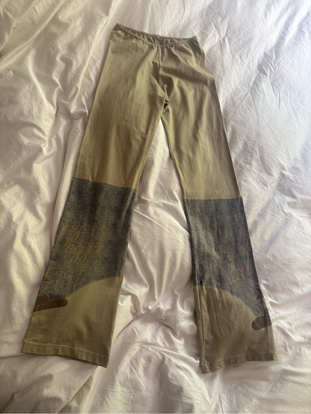 FINAL SALE - Y2K cowboy style cotton pants